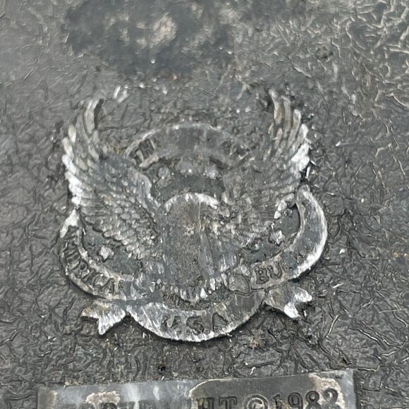 Vintage 1983 Grandpa Belt Buckle Oval Shape Metal Western Nostalgia - Picture 2 of 4